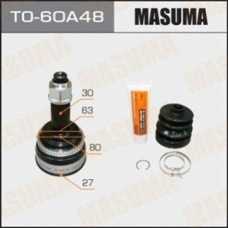 ШРУС наружный toyota camry (11-17) (род 30/вн 27) MASUMA TO60A48 (фото 1)