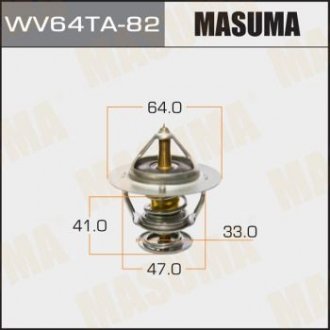 Термостат WV64TA-82 HYUNDAI TUCSON (WV64TA-82) MASUMA WV64TA82