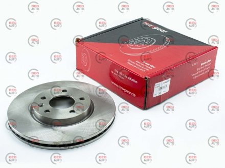 Диск тормозной пер. Opel Astra J 09-> (300mm26mm) MAXGEAR 19-2332