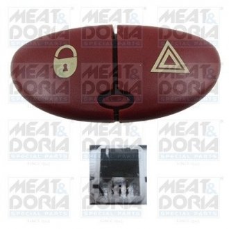 Meatdoria peugeot кнопка аварийного сигнала. 206-09 MEAT & DORIA 23666 (фото 1)