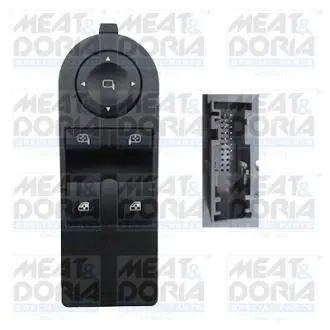 Meatdoria блок кнопок склопідйомника opel astra h MEAT & DORIA 26393