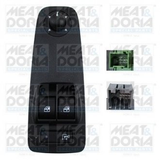 Блок кнопок управління склопідйомниками та дзеркалами MEAT & DORIA 26489 (фото 1)