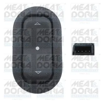 Кнопка підйому вікна переднього OPEL ASTRA G, ASTRA G CLASSIC, ASTRA G-KOMBI 1.2-2.2D 02.98-12.09 MEAT & DORIA 26497