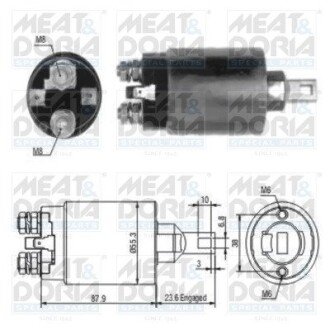 Тягове реле, стартер MEAT & DORIA 46024