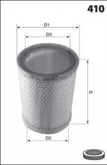 Повітряний фільтр MECAFILTER EL1886