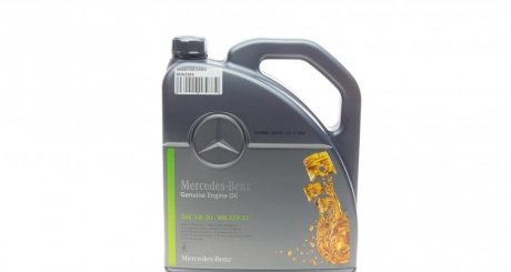 Масло 5w30 mb229.52 (5л) MERCEDES-BENZ 000989700613ABDE