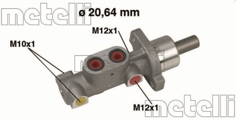 Цилиндр гидравлический тормозной METELLI 05-0363