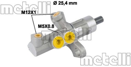 Цилиндр гидравлический тормозной METELLI 05-0811