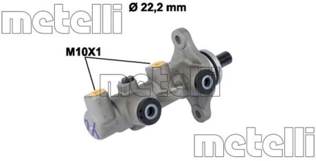 Цилиндр гидравлический тормозной METELLI 05-0820