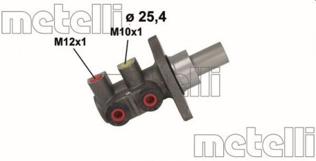 Главный тормозной цилиндр METELLI 05-1129