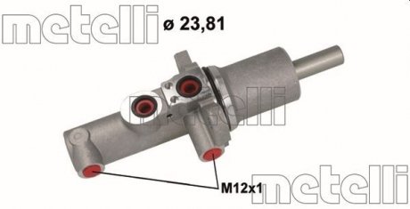 Головний гальмівний циліндр METELLI 05-1145