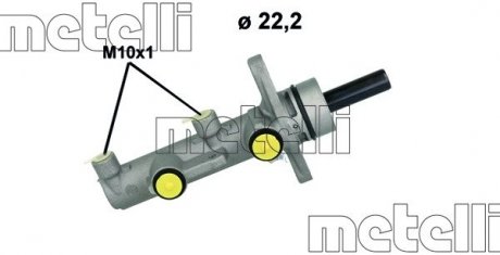 Главный тормозной цилиндр METELLI 05-1233