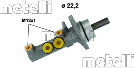 Главный тормозной цилиндр METELLI 05-1258 (фото 1)