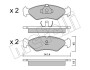 Гальмівні колодки METELLI 22-0073-0 (фото 1)