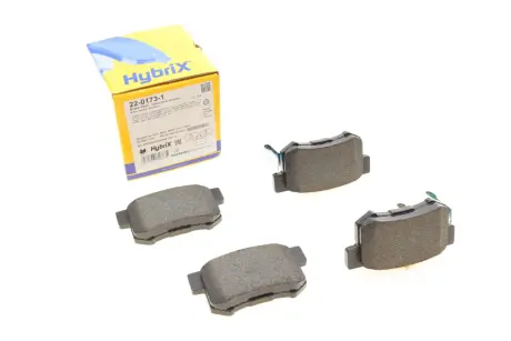 Комплект тормозных колодок, дисковый тормоз METELLI 22-0173-1