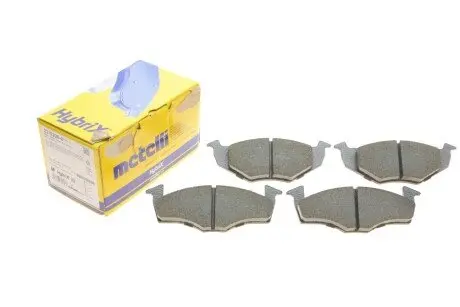 Комплект гальмівних колодок, дискове гальмо METELLI 22-0206-0