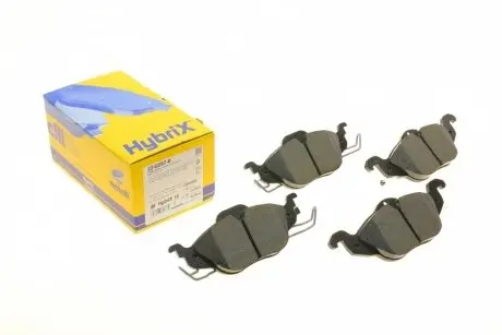 Комплект гальмівних колодок, дискове гальмо METELLI 22-0257-0