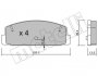 Комплект тормозных колодок, дисковый тормоз METELLI 22-0302-1 (фото 2)