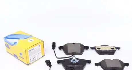 Комплект тормозных колодок, дисковый тормоз METELLI 22-0314-0