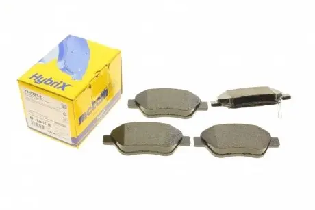 Комплект тормозных колодок, дисковый тормоз METELLI 22-0321-2