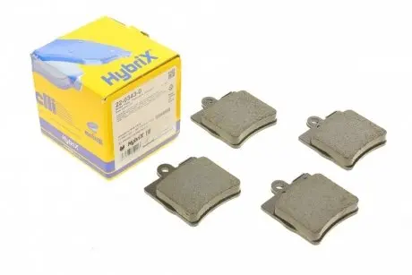 Комплект гальмівних колодок, дискове гальмо METELLI 22-0343-0