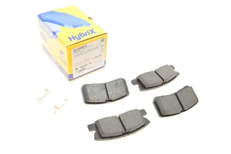 Комплект тормозных колодок, дисковый тормоз METELLI 22-0400-0