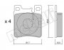 Комплект тормозных колодок, дисковый тормоз METELLI 22-0567-0 (фото 7)