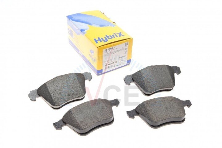 Гальмівні колодки (передні) ford galaxy/mondeo iv/s-max 07-15/volvo s60/s80/v60/v70/xc70 06- METELLI 22-0599-1 (фото 1)