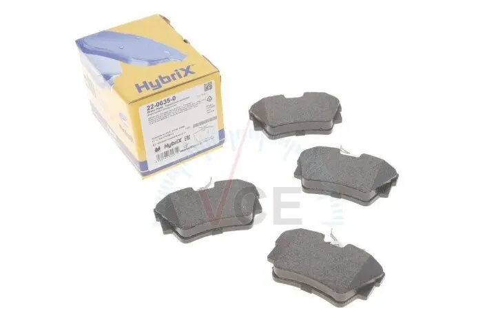 Комплект тормозных колодок, дисковый тормоз METELLI 22-0635-0 (фото 1)