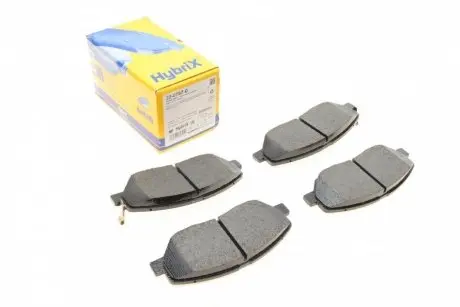 Комплект гальмівних колодок, дискове гальмо METELLI 22-0787-0