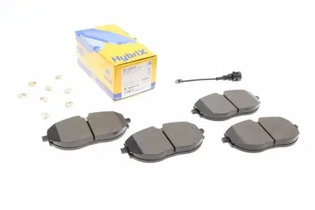 Гальмівні колодки (передні) vw t7 1.4 e-hybrid/1.5/2.0 tsi 21- METELLI 22-1322-0