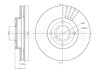 Диск тормозной (передний) ford mondeo 93-00/scorpio 94-98 (260x24) (вентилированный) METELLI 23-0316 (фото 1)