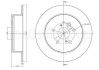 Гальмівний диск toyota rav4 ii 00-05 зад METELLI 23-0803C (фото 1)