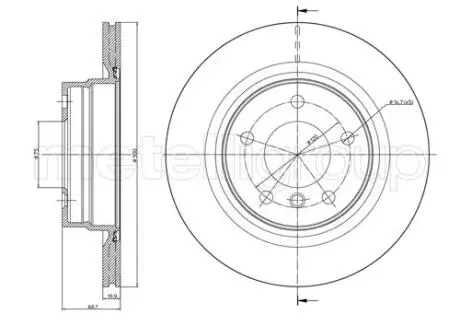Тормозные диски METELLI 23-0818C
