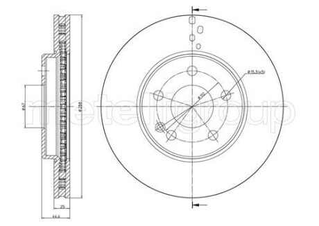 Тормозные диски METELLI 23-0832C