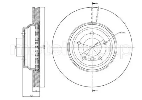 Тормозные диски METELLI 23-0874C