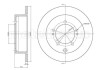 Тормозной диск mitsubishi pajero 01- задний METELLI 23-1120C (фото 1)