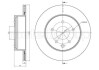 Тормозной диск nissan x-trail 01-07 зад METELLI 23-1322C (фото 1)