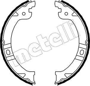 Тормозные колодки барабанные METELLI 53-0027