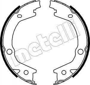 Тормозные колодки барабанные METELLI 53-0184 (фото 1)