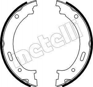 Тормозные колодки барабанные METELLI 53-0361 (фото 1)