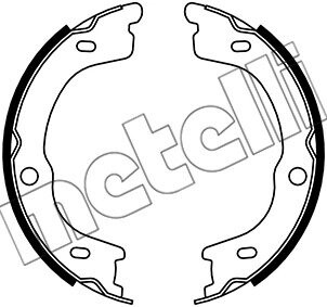 Тормозные колодки барабанные METELLI 53-0740