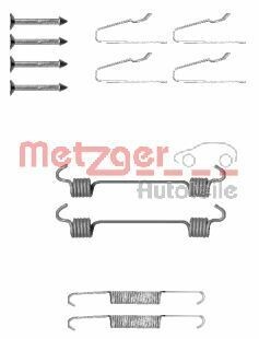 Комплектуючі, стоянкова гальмівна система METZGER 105-0808