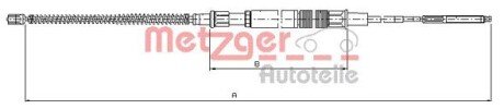 Трос, стоянкова гальмівна система METZGER 10.7409