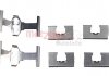 Комплектуючі, колодки дискового гальма METZGER 109-1203 (фото 1)