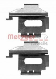 Комплектующие, колодки дискового тормоза METZGER 109-1282 (фото 1)