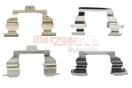 Комплектующие, колодки дискового тормоза METZGER 109-1291