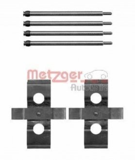 Комплектуючі, колодки дискового гальма METZGER 109-1611 (фото 1)