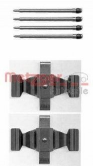 Комплектующие, колодки дискового тормоза METZGER 109-1643 (фото 1)