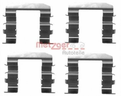 Комплектуючі, колодки дискового гальма METZGER 109-1708 (фото 1)